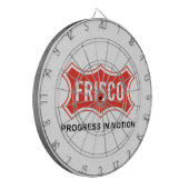 Vlag van Frisco (Texas City) Dartbord (Voorkant Links)