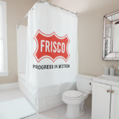 Vlag van Frisco (Texas City) Douchegordijn (In situ)