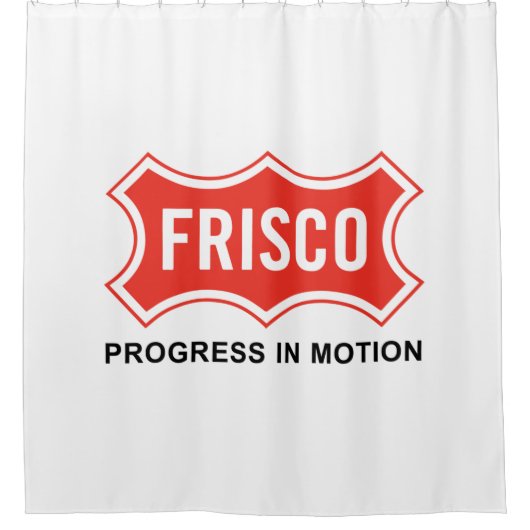 Vlag van Frisco (Texas City) Douchegordijn (Voorkant)