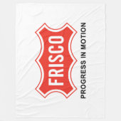 Vlag van Frisco (Texas City) Fleece Deken (Voorkant)