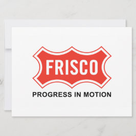 Vlag van Frisco (Texas City) Kaart