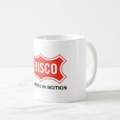 Vlag van Frisco (Texas City) Koffiemok (Voorkant rechts)