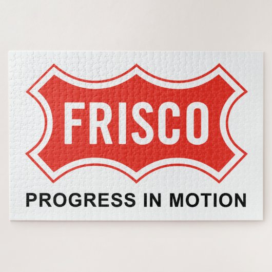 Vlag van Frisco (Texas City) Legpuzzel (Horizontaal)