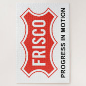 Vlag van Frisco (Texas City) Legpuzzel (Verticaal)