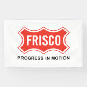 Vlag van Frisco (Texas City) Spandoek (Horizontaal)