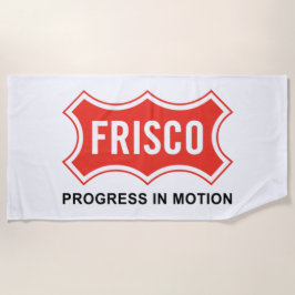 Vlag van Frisco (Texas City) Strandlaken