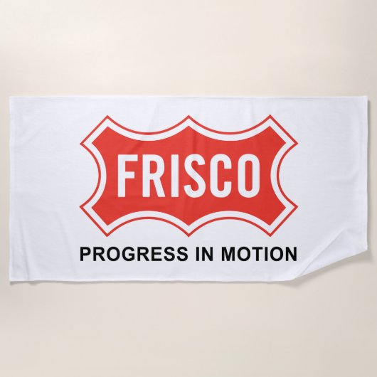 Vlag van Frisco (Texas City) Strandlaken (Voorkant)