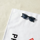 Vlag van Frisco (Texas City) Strandlaken (In situ)