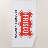 Vlag van Frisco (Texas City) Strandlaken (Voorkant)