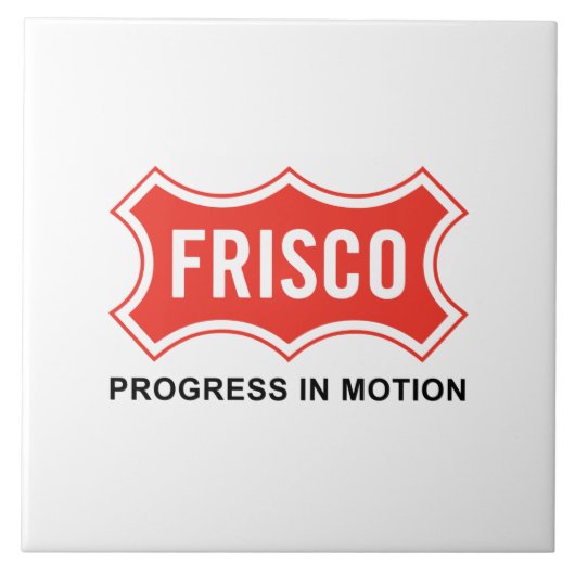 Vlag van Frisco (Texas City) Tegeltje (Voorkant)