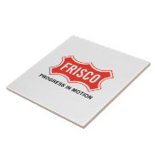 Vlag van Frisco (Texas City) Tegeltje (Zijkant)