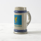 vlag van Friuli-Venezia Giulia met naam Bierpul (Voorkant rechts)