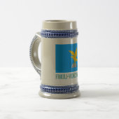 vlag van Friuli-Venezia Giulia met naam Bierpul (Voorkant links)