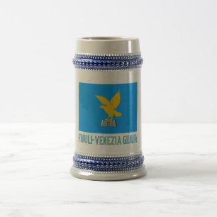 vlag van Friuli-Venezia Giulia met naam Bierpul