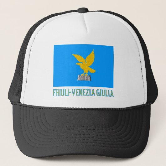 vlag van Friuli-Venezia Giulia met naam Trucker Pet (Voorkant)
