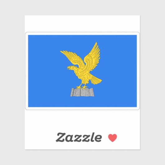 Vlag van Friuli-Venezia Giulia Sticker (Vel)