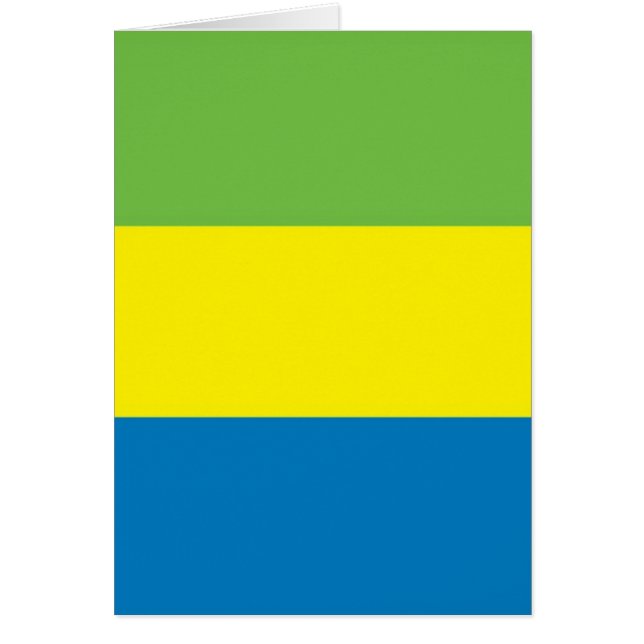 Vlag van Gabon (Voorkant)
