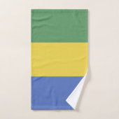 vlag van Gabon Bad Handdoek (Handdoek)