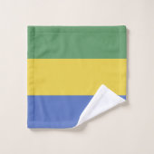 vlag van Gabon Bad Handdoek (Wasdoekje)