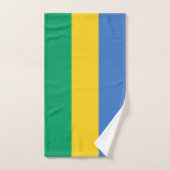 Vlag van Gabon Bad Handdoek (Handdoek)