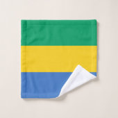 Vlag van Gabon Bad Handdoek (Wasdoekje)