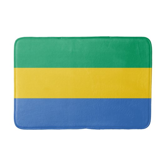 Vlag van Gabon Badmat (Voorkant)