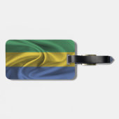 Vlag van Gabon Bagagelabel (Achterkant horizontaal)