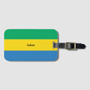 Vlag van Gabon Bagagelabel