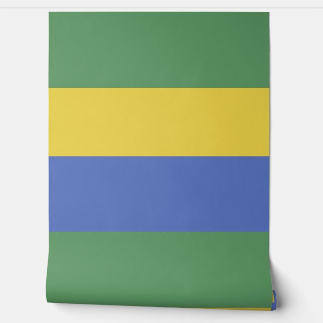 vlag van Gabon Behang (Afrollen)