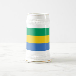 Vlag van Gabon Bierpul