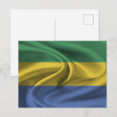 Vlag van Gabon Briefkaart (Voorkant / Achterkant)