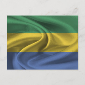 Vlag van Gabon Briefkaart