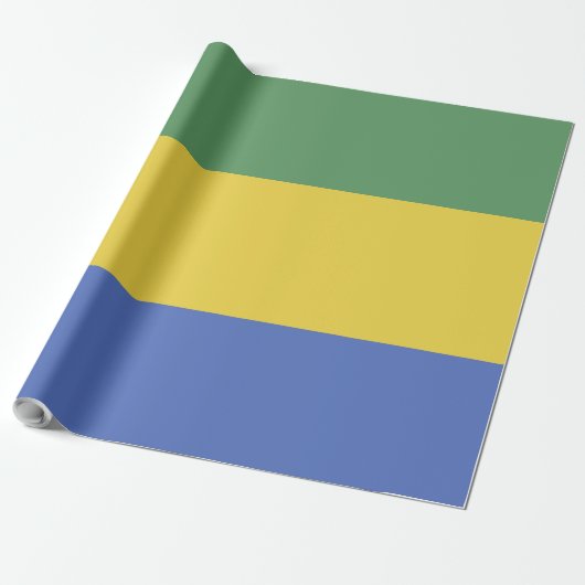 vlag van Gabon Cadeaupapier (Uitgerold)