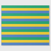 Vlag van Gabon Cadeaupapier (Vlak)