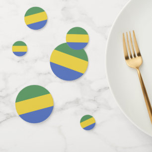 vlag van Gabon Confetti