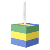 vlag van Gabon Decoratie (Achter hoekig)