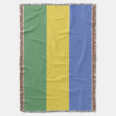 vlag van Gabon Deken (Voorkant Verticaal)