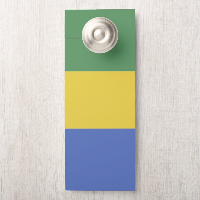 vlag van Gabon Deurhanger (Op knop)