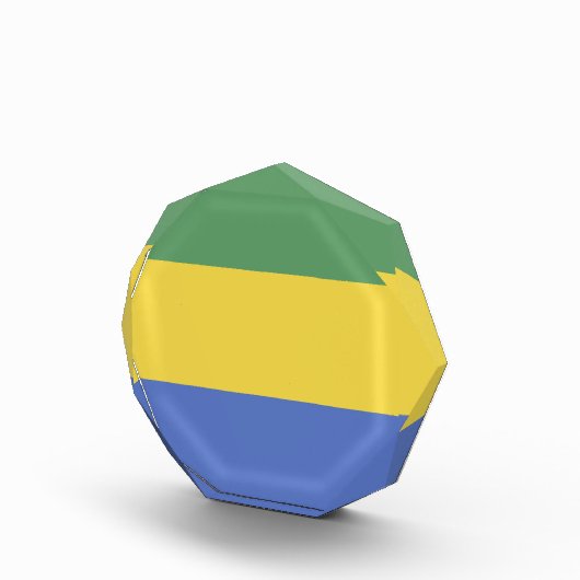 vlag van Gabon Fotoblokken (Rechts)