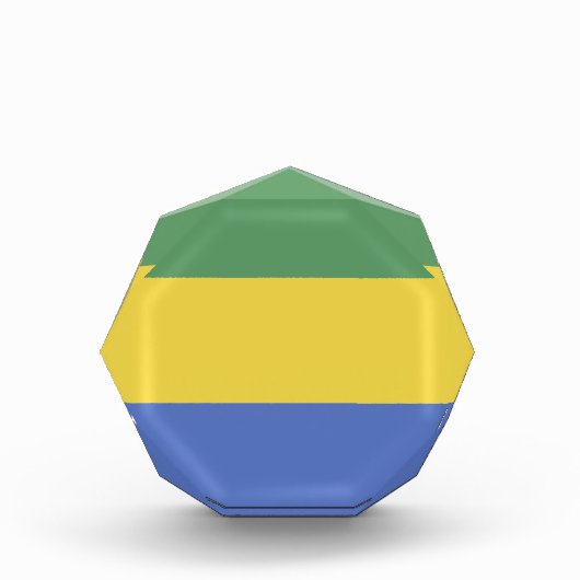 vlag van Gabon Fotoblokken (Voorkant)