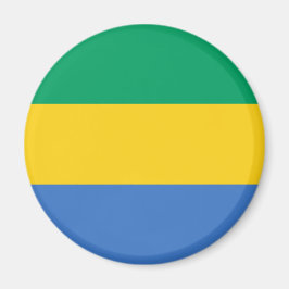 Vlag van Gabon (Gabon) Magneet