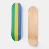 Vlag van Gabon (Gabon) Persoonlijk Skateboard (Voorkant)