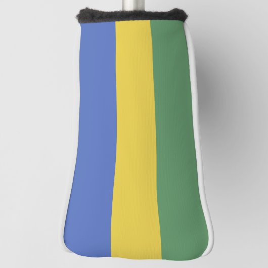 vlag van Gabon Golfheadcover (Draai 90)