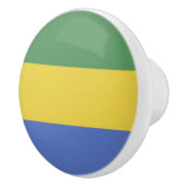 vlag van Gabon Keramische Knop (Rechts)
