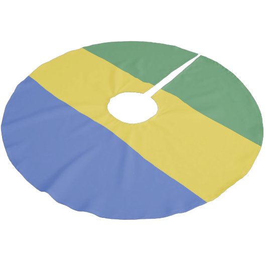 vlag van Gabon Kerstboom Rok (Gekanteld)