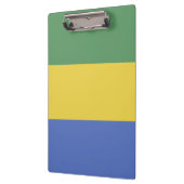 vlag van Gabon Klembord (Links)