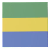 vlag van Gabon Kubus (Voorkant)