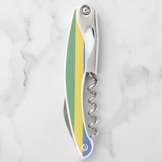 vlag van Gabon Kurkentrekker (Achterkant)