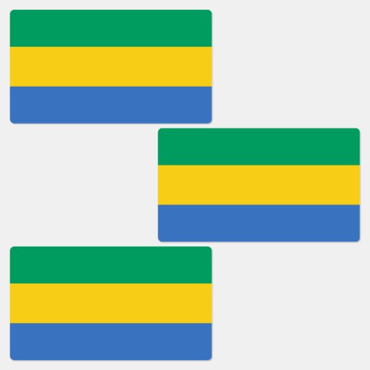 Vlag van Gabon Labels (Groep)