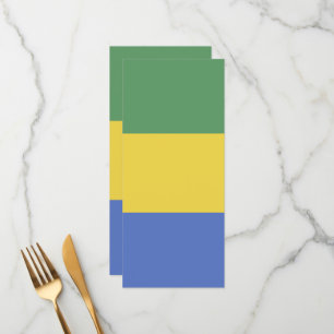 vlag van Gabon Menu